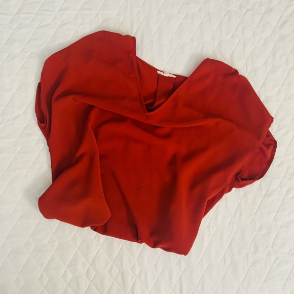 Pleione Burnt Orange loose fitting Blouse - Picture 4 of 6